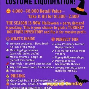 Leg Avenue Halloween Costume Liquidation Sale - Purple and Orange